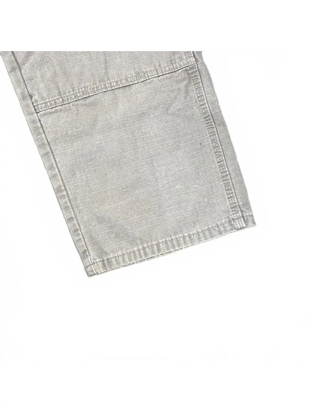 Men's Wrangler Riggs Workwear Gray Cargo Pants 40x30 Durable Cotton Utility